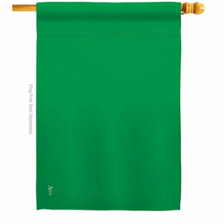 GUARDERIA Green Novelty Merchant 28 x 40 in. Dbl-Sided Horizontal House Flags for Decoration Banner Garden GU4061183